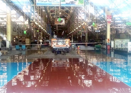 Epoxy floor coating - Ashok Ley Land
